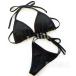  T-back triangle bikini swimsuit black black pad go in b radio-controller Lien bikini sexy swim wear tankini ..