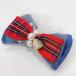  собака лента одним движением аксессуары кошка tartan проверка заколка красный 