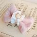  собака лента Lulu do-ruLULUDOLL аксессуары Heart стеганый заколка Ribon одним движением розовый pink