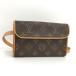 [ б/у ]LOUIS VUITTON сумка "body" поясная сумка небольшая сумочка f Rolland чай n монограмма M51855