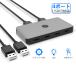 USB3.0 переключатель переключатель машина переключатель PC2 шт. для принтер mau ski board ступица и т.п. . переключатель ручной переключатель ( персональный компьютер 2:USB оборудование 4) HC402-JP