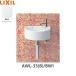 AWL-33(B)/BW1 Lixil LIXIL/INAX. защита рук коте . серии рука . модель круг форма стена водоснабжение / стена осушение ( бутылка ловушка ) гипер- kilamik белый бесплатная доставка 