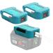 Waitley �}�L�^ 18V �o�b�e���[ �Ή��Q�Z�b�g USB�[�d �A�_�v�^�[ Type-C�}���[�d�Ή�2 x USB�X�}�[�g�t�H���[�d�A�_�v�^�[