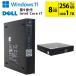 DELL ���Ãf�X�N�g�b�v�p�\�R�� OptiPlex 5070 micro Core i7 ��9���� ������8GB M.2 SSD256GB HDD1TB Windows11 �����ݒ�� �����g���� 90���ۏ�