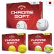  Callaway CHROME SOFT TRIPLE TRACK / 360° YELLOW STRIPE мяч для гольфа 1 дюжина 12 лампочка входить Callaway Golf 2026 год модели мяч для гольфа Япония стандартный товар 