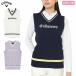  Callaway V шея ребра вязаный лучший C25219200 женский Callaway Golf одежда 2025 осень-зима модель Япония стандартный товар 
