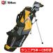  Wilson Wilson PROSTAFF JGI MEDIUM Junior комплект Club 5шт.@+ caddy bag 177052 Япония стандартный товар 