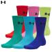  Under Armor UA Performance хлопок носки 6 -цветный набор M 6009942 мужской носки UNDER ARMOUR 2026 осень-зима модель Япония стандартный товар 