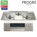 [N3S23PWASKSTESC]no-litsu встроенный плитка PROGRE( Progres ) 75cm ширина / пропан FLAT платина серебряный gala Stop NORITZ
