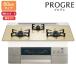 [N3S22PWASFSTEC]no-litsu встроенный плитка PROGRE( Progres ) 60cm ширина / город газ FLAT золотистый, цвет шампанского gala Stop NORITZ