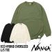 NANGA �i���K ���� T�V���c �J�b�g�\�[ NW2411-1G808 �G�R�n�C�u���b�h �I�[�o�[�T�C�Y �����O�X���[�u T�V���c �h���[�R�[�h �N���[�l�b�N �����Y