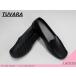 TUVARA driving shoes 21002 moccasin low repulsion La casual black 22.5cm~24.5cm(M/L display development )