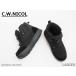 C.W.NICOLsi- двойной Nicole 1020 боковой застежка-молния функция защиты от влаги свободно широкий согревающий Short La ботинки чёрный 23.0cm~24.5cm