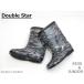 SALE / Double Star двойной Star 4962 камуфляж рисунок симпатичный cup стелька B Raver ботинки чёрный 16.0cm~23.0cm<25%OFF>