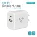 �}���[�d�� AC�A�_�v�^�[ iPhone�[�d�� Type-C�[�d�� 20W PD USB-C USB-A 2�|�[�g PD�[�d�� USB PD�Ή� USB-C �X�}�z�[�d�� �d���A�_�v�^ iPad Android iPhone