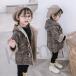 フード付き チェスターコート 千鳥柄 ジャケット 2019 ダッフルコート 子供服 裏ボア コート アウター 冬服 女の子 ベビージャケット 裏起毛 ムートン保温 防寒