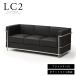  juridical person addressed to free shipping sofa 3 seater . sofa LC2li Pro duct designer's ru*ko ruby .je reception sofa black black 