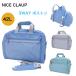 [ стандартный обращение магазин ] NICE CLAUP Nice Claup NC427 сумка "Boston bag" .. путешествие . промежуток школа . море школа большая вместимость девочка ученик начальной школы ученик неполной средней школы черный мята серый sax 