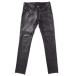 LEATHER SLIM PANTS��KADOYA�ʥ��ɥ�ˡ��쥶���ѥ��