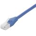  Buffalo Cat6A ушко. поломка нет LAN кабель стандарт распорка 0.2m голубой BSLS6ANU02BL