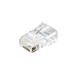  Elecom RJ45 трансляция коннектор /Cat5e соответствует / одиночный линия *yoli линия обе соответствует /10 штук / половина прозрачный LD-RJ45T10A2