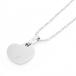  в форме сердечка верх колье подвеска стразы Heart режим нержавеющая сталь мяч цепь . покупка 