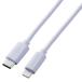 [5 piece set ] Elecom lightning cable Type-C-Lightning 1m purple U2C-APCL10PUX5