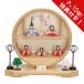  doll hinaningyo hinaningyou wood grain included doll . person decoration step decoration . person two step decoration literary creation decoration large .. work ...4K45-FK-221 round shape round circle window .. sama . decoration the first .... doll 