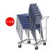  специальный тележка тележка Wagon Cart собрание стул место хранения тележка mi-ting стул для место хранения тележка steel труба стопор есть литейщик SA-0273