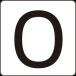  одиночный товар зеленый 10 знак цифра стикер 0 HS-0 Zero (5P) средний 60×60mm 5 листов комплект aluminium 