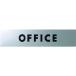 одиночный товар свет нержавеющая сталь автограф OFFICE30×130×0.8mm