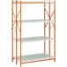 TRUSCO одним движением подставка W915XD450XH1368 4 уровень белый X orange 
