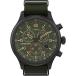 Timex TW2T72800 Men#39;s Expedition Field Chronograph Green Fabric Band Green Dial Watch
