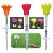 BIRDIE79 Upgraded Premium Big Head(Silicone) Golf Tees 3-1/4 - Height Adjustable - Easy Tee Up -Tee Off with Greater Consistency - Excellent Durabilit