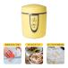 1.5合の小さな炊飯器 ANABAS 0.5合から1.5合まで食べきりサイズのミニ炊飯器 イエロー 太知ホールディングス ARM-1500