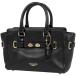  Coach COACH Logo handbag 2WAY shoulder bag Mini break Carry all handbag leather black F37635 lady's used 