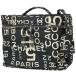  Chanel CHANELbaisi- линия косметичка ручная сумочка сумка на плечо Logo косметичка парусина черный женский б/у 