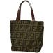  Fendi FENDI Zucca pattern handbag handbag handbag nylon Brown lady's used 