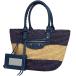  Balenciaga BALENCIAGA pannier XS basket bag handbag rough .a beige purple navy 466498 lady's used 