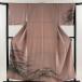  tsukesage length 155cm sleeve length 65cm M.. mountain house shop gold silver . bokashi pink silk super goods used 