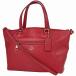  Coach COACH Logo handbag 2WAY shoulder bag handbag leather red 34340 lady's used 