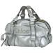  Chloe Chloe Logo handbag studs handbag leather silver lady's used 