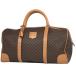  Celine CELINE Macadam рисунок сумка "Boston bag" ручная сумочка покрытие парусина Brown женский б/у 