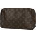  Louis * Vuitton Louis Vuittontu разрозненный towa let 28 ручная сумочка косметичка монограмма Brown M47522 женский б/у 