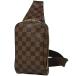  Louis * Vuitton Louis Vuitton Geronimo s сумка-пояс сумка на плечо сумка "body" Damier Brown N51994 женский б/у 