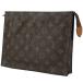  Louis * Vuitton Louis Vuittonposhutowa let 26 case clutch bag make-up pouch monogram Brown M47542 lady's used 