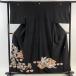  кимоно куротомэсодэ длина 158.5cm длина рукава 62.5cm S... есть . бумажная часть веера чёрный натуральный шелк super товар б/у 