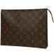  Louis * Vuitton Louis Vuittonposhutowa let 26 бардачок клатч косметичка монограмма Brown M47542 женский б/у 