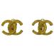  Chanel CHANEL здесь Mark серьги CC Mark серьги GP Gold женский б/у 