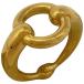  Hermes HERMESmo- шарф кольцо шарф останавливать шарф кольцо GP Gold женский б/у 
